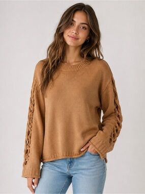 NWT Main Strip oversized slouchy sweater